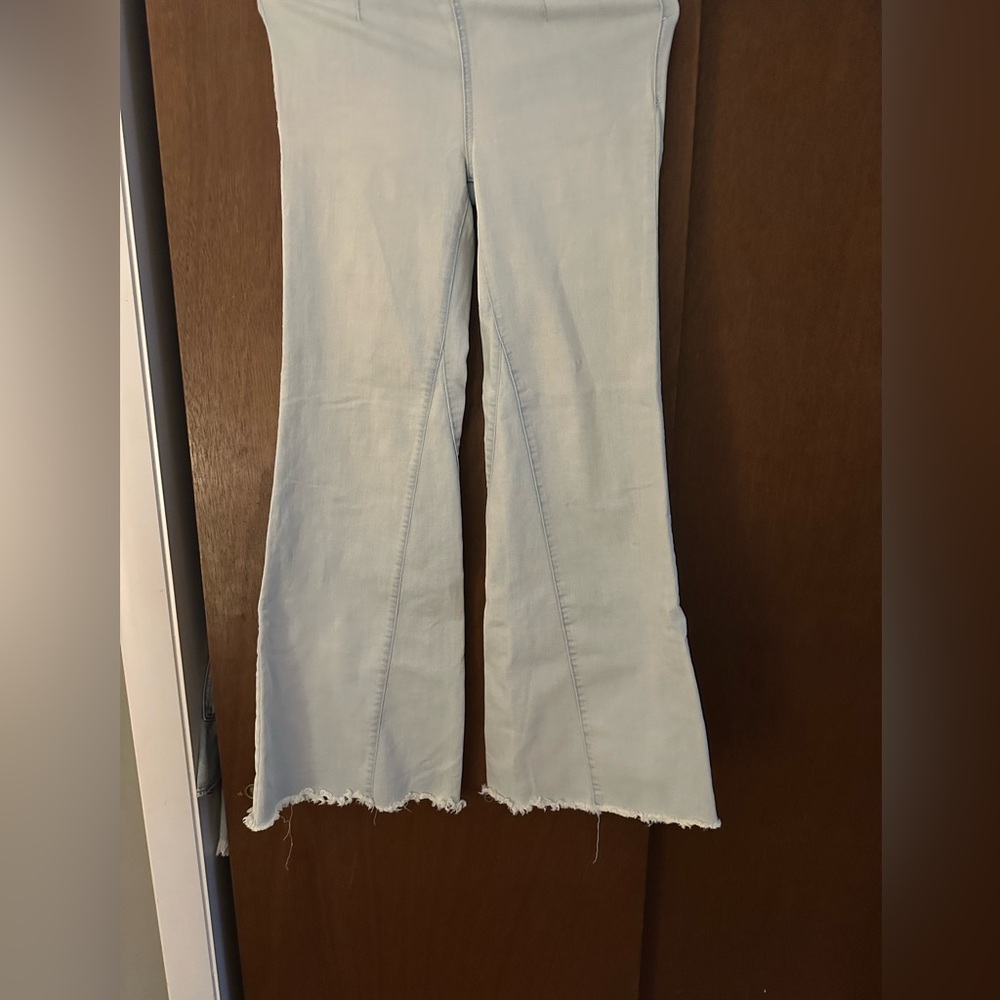 Light wash Flare Free People Jeans